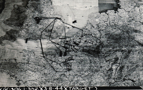 3 Aug 44 mission map