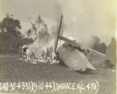 Flying Crusader crash 9 Oct 44